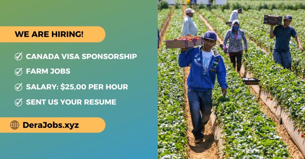 Farm Worker Jobs in Canada With Visa Sponsorship